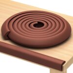Furniture Edge Guards | 16ft Protective Protective Foam Cushion | Baby Child Proofing Set NonToxic and Safe for Table, Fireplace, Countertop | Brown - Image 2