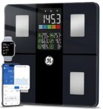 GE Scale for Body Weight, Body Fat, BMI, Muscle Mass, Smart Bathroom Scales with 14 Body Composition Metrics with Large Display, Accurate Bluetooth Weighing Machine with Fitness App, 400 lbs - Image 2