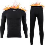 HEROBIKER Long Johns Thermal Underwear for Men Skiing Winter Warm Hunting Gear Fleece Lined Base Layer Set Top Bottom - Image 2