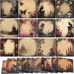 Handepo 12 Pack Gothic Sticky Notes Bulk Small to Do List Funny Cute Animals Notepad Supplies for Office School Gifts, 600 Sheets in Total - Image 2