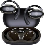 IFECCO Open Ear Headphones Bluetooth 5.4 - Wireless Open Ear Earbuds with Ddigital Display Charging Case,48H Playtime Premium Sound Sport Conduction Headphones for Running, Cycling Driving - Image 2
