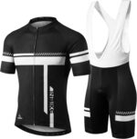 INBIKE Cycling Jersey Mens Set Reflective Breathable Biking Outfit Quick-Dry Bib Bicycle Jersey with 3D Padded Shorts - Image 2
