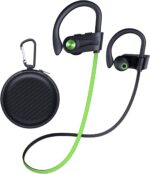 JOYWISE Bluetooth Headphones, Wireless Earbuds IPX7 Waterproof Bluetooth 5.3 Headphones with 16Hrs Playtime Stereo Bass Headsets with Mic Running Headsets with Earhooks for Sports Running Workout - Image 2