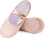 Kids Ballet Slippers, Split Sole Practice Dance Shoes for Toddler, Girls Yoga - Image 2