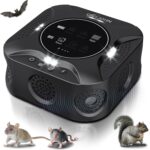LED Display-Ultrasonic Pest Repeller Indoor,Multi-Mode Variable Frequency,with LED Strobe Light,Squirrel Repellent for House,Prevent Adaptation.Suitable for Houses,attics,garages,etc. - Image 2