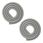 M2cbridge U Shape Extra Thick Furniture Table Edge Protectors Foam Baby Safety Bumper Guard 6.5 Ft (Grey (6.5ft x 2)) - Image 2