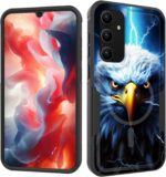 Magnetic for Galaxy A16 5G Case,[Compatible with MagSafe] [Military Grade Drop Protection] Heavy Duty Shockproof Phone Case for Samsung Galaxy A16 5G 6.7" 2024,Bald Eagle with Lightning - Image 2
