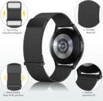 Meliya Metal Band Compatible with Samsung Galaxy Watch 7 Band 40mm 44mm, Galaxy Watch FE Bands 40mm, 20mm Stainless Steel Replacement Strap for Galaxy Watch 7 Band Women Men - Image 2