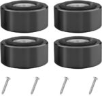 MiOYOOW Cutting Board Feet, 4PCS Non Slip Shock-Absorbing Furniture Legs with Bottom Rubber Pads & Screws for Home Office - Image 2