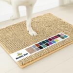 Muddy Mat® Shown on TV – Super Absorbent Microfiber Dog Door Mat for Muddy Paws, Non-Slip Washable Pet Rug, Quick Dry Chenille Entryway Carpet, Machine Washable Indoor Outdoor mat, Beige 35"x24" - Image 2