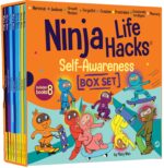 Ninja Life Hacks Self Awareness 8 Book Box Set (Books 41-48: Frustrated Ninja, Nervous Ninja, Jealous Ninja, Growth Mindset Ninja, Forgetful Ninja, ... Emotionally Intelligent Ninja, Memory Ninja) - Image 2