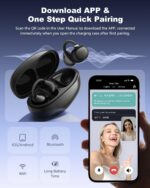 Open Ear Earbuds - Comfort Clip-On Earbuds, Lightweight Open Ear Headphones with 163 Languages AI Translation and Anti-Drop Design, 48H Play Bluetooth 5.4 Fit Sports Travel - Image 2