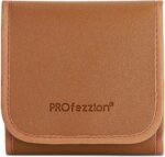 PROfezzion 3-Pocket Foldout Filter Pouch for 82mm Camera Lens Round Filter, Shock Resistant & Anti Scratch Photography Filter Case, Filter Carry Case with Microfiber Cleaning Cloth - Image 2