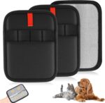 Pet Hair Removal Gloves, 2 Pcs Reusable Electrostatic Grooming Gloves for Cats and Dogs, Large Size 6.7x5.1 Inches for Faster Coverage on Clothes, Carpets, Sofas, Curtains - Image 2