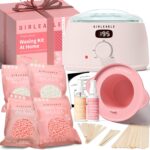 Premium Digital Waxing Kit for Women Sensitive Skin, Wax Warmer Hair Removal for Men at Home with Wax Beads & Silicone Pot, Target Different Types of Brazilian Bikini, Facial, Leg, Full body - Image 2