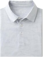 Rouen Polo Shirts for Men Moisture Wicking Quick Dry Lightweight Jacquard Performance Polo Shirts Casual Collared Golf Shirts - Image 2