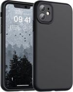 SUPFINE Designed for iPhone 11 Case,Premium Liquid Silicone with [Soft Anti-Scratch Microfiber Lining][Upgraded Camera Protection] Slim Shockproof Protective Phone Case for Men Women Girls,Black - Image 2