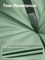 SaphiRose Men's Waterproof Rain Suit 2pcs/set Packable Rain Gear for Golf Motorcycle Fishing - Image 2