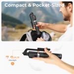 Sensyne Selfie Stick for Phone, Extendable Travel Tripod with Detachable Remote for Photography, Selfies, Compatible with All Cell Phones, Black - Image 2
