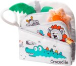 Soft Baby Cloth Book for Infants 0-12 Months | Non-Toxic Sensory Toy for Early Learning | Washable, Durable & Interactive with Animal Designs | Perfect for Newborns & Toddlers - Image 2
