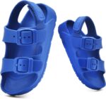 Toddler Unisex Adjustable Buckle Sandals – Comfortable Open Toe Beach & Pool Shoes for Boys & Girls with Back Strap - Image 2