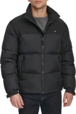 Tommy Hilfiger mens Mixed-media Puffer Jacket - Image 2