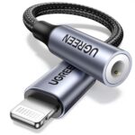 UGREEN Headphone Adapter for iPhone Lightning to 3.5mm Adapter Apple MFi Certified Lightning Aux Audio Jack Dongle Compatible with iPhone 14 Pro Max/14 Plus/13 12 11 Pro Max/SE/XS, Grey - Image 2