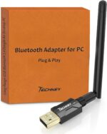 USB Bluetooth 5.4 Adapter for Desktop PC: Long Range 500FT Wireless Dongle with 5dBi Antenna Plug & Play for Laptop Windows 11/10/8.1, Pair BT Headphones/Headset/Speaker/Mouse/Keyboard/Printer - Image 2