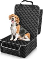 XHRING Dog Car Seat Cover Front Seat Dog Cover for Jeep Wrangler Gladiator Grand Cherokee 2000-2026 SUV Truck Accessories, Waterproof & Nonslip Front Passenger Pet Front Seat Covers - Image 2