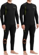 romision 2 Pack Thermal Underwear for Men Long Johns Fleece Lined Hunting Gear Bottom Top Set Base Layer Cold Weather XS-4XL - Image 2