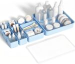 10 PCs Silicone Drawer Organizer Set, Desk and Vanity Makeup Organizer, Versatile Dresser Drawer Organizers for Makeup, DIY Storage, Home Organization, Bedroom, Office - Image 2