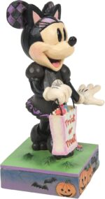 Enesco Disney Traditions Collection by Jim Shore Minnie Mouse Black Cat Costume Figurine- Stone Resin Hand Painted Crafted Disney Halloween Collectible Figurines Home Decor Statue, 6.1 Inch - Image 3