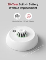 X-Sense Smart Heat Alarm XH02-M with 10-Year Sealed Battery, SBS50 Base Station Required, Model XH02-M, 1-Pack - Image 3