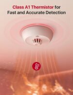X-Sense Smart Heat Alarm XH02-M with 10-Year Sealed Battery, SBS50 Base Station Required, Model XH02-M, 1-Pack - Image 6