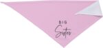 Big Sister Dog Bandana,Gender Reveal,Baby Announcement Dog Bandana,Pet Scarf, Pet Accessories for Dog Lover Owner (Pink) - Image 5