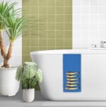 Blue Coastal Beach Kitchen Towels Decorative, Sardine Fish Lover Gifts Dish Towels, Nautical Coastal Beachy Hand Towels Drying Cloth for Kitchen Bathroom Decor, 16x24 Inch - Image 6