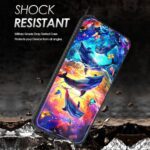 for Galaxy S25 Plus Case Built in Slide Camera Lens Cover,Heavy Duty Shockproof Protection Dual Layer Case for Samsung Galaxy S25 Plus 6.7" 2025,Dolphins and Butterflies - Image 3