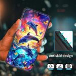 for Galaxy S25 Plus Case Built in Slide Camera Lens Cover,Heavy Duty Shockproof Protection Dual Layer Case for Samsung Galaxy S25 Plus 6.7" 2025,Dolphins and Butterflies - Image 6