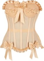 Daisy corsets Steel Boned Corset Top for Women. Boudoir Lingerie Bustier XS to Plus Size. Waist Cincher with Zip and Lacing - Image 3