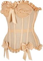 Daisy corsets Steel Boned Corset Top for Women. Boudoir Lingerie Bustier XS to Plus Size. Waist Cincher with Zip and Lacing - Image 4