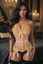 Daisy corsets Steel Boned Corset Top for Women. Boudoir Lingerie Bustier XS to Plus Size. Waist Cincher with Zip and Lacing - Image 6