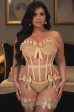 Daisy corsets Steel Boned Corset Top for Women. Boudoir Lingerie Bustier XS to Plus Size. Waist Cincher with Zip and Lacing - Image 8