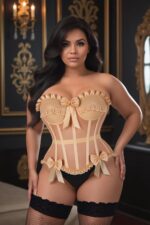 Daisy corsets Steel Boned Corset Top for Women. Boudoir Lingerie Bustier XS to Plus Size. Waist Cincher with Zip and Lacing - Image 9
