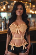 Daisy corsets Steel Boned Corset Top for Women. Boudoir Lingerie Bustier XS to Plus Size. Waist Cincher with Zip and Lacing - Image 11