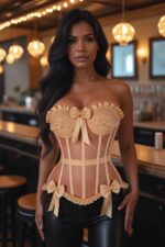 Daisy corsets Steel Boned Corset Top for Women. Boudoir Lingerie Bustier XS to Plus Size. Waist Cincher with Zip and Lacing - Image 12