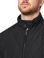 DOCKERS mens Diamond Quilted Stand Collar Bomber - Image 4