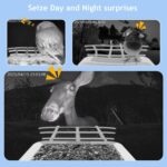 64GB Smart Bird Feeder with Camera Solar Powered, AI Identify 10K+ Bird Aves, 2K 3MP HD Live Video &Playback on Phone, 2.4G WiFi Birdhouse Camera Wireless Outdoor-Watching House (Light Blue) - Image 7