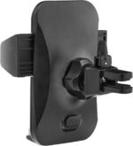 Amazon Basics Universal Portable Smartphone Holder for Car, Easy to Install Air Vent Mount, Adjustable and Secure, Grey - Image 4