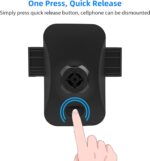 Amazon Basics Universal Portable Smartphone Holder for Car, Easy to Install Air Vent Mount, Adjustable and Secure, Grey - Image 8