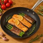 Cuisiland 4-Piece Honeycomb Cast Iron Cookware Set – 2.5QT/7.5'' Milk Pot, 10" Frying Pan, 10" Shallow Braising Pan & 5.5QT/10.5'' Casserole Pot, Non-Stick, Oven Safe, Classic Heat Retention - Image 4